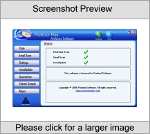 Protector Plus Anti-virus for Windows NT/2000/XP Screenshot